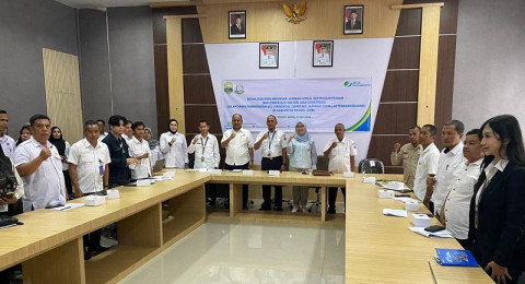 Tingkatkan Universal Coverage, Seluruh Pemenang Proyek di Muaro Jambi Wajib Masuk Program BPJS Ketenagakerjaan